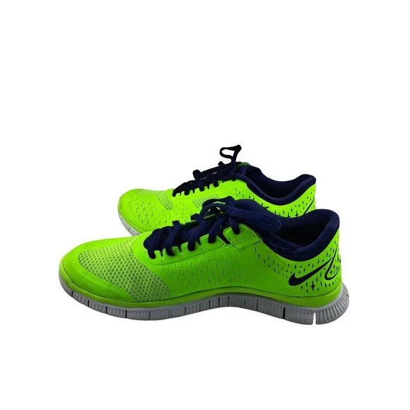 Nike Free 4.0 V2 Men's Size 9 Electric Green Reflect Silver Pure Platinum - Picture 7 of 12